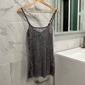 Sparkly sequin tank top